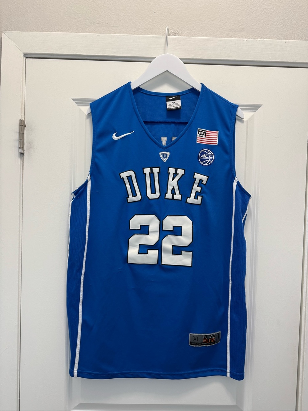 Nike Elite Duke University Basketball Willams 22 Jersey